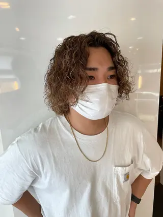 パーマ メンズ SHUN メンズパーマのヘアスタイル