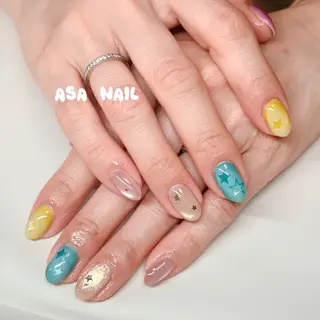 ネイル Asa Nail 亀戸 平井のネイルデザイン