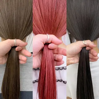 ロング カラー RIKU 髪質改善/縮毛矯正のヘアスタイル