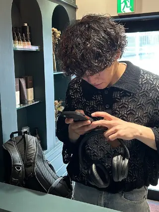 メンズ パーマ 【メンズカット/パー マ👦】momo🌷のヘアスタイル