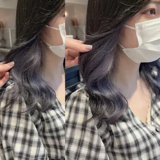 セミロング カラー LOTTA CUCCI所属・miyu /トレンド カラー×艶髪のヘアスタイル