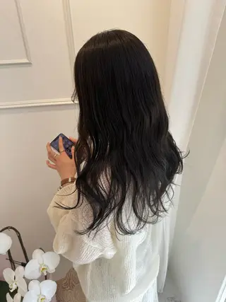 ロング カラー ParveMix🍀 藤原愛未のヘアスタイル