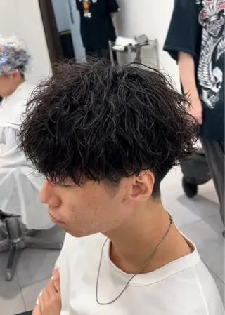 パーマ メンズ メンズ専門/パーマ 特化/栄/北出瑞貴のヘアスタイル