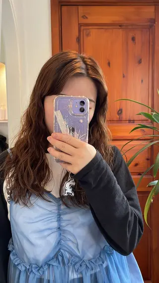 ロング mopa所属・mopa_kaede 暖色カラー/ロングのヘアスタイル