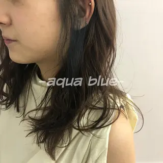 セミロング カラー パーマ ヘアアレンジ メンズ キッズ ネイル マツエク・マツパ 横浜Bob美容師🤎 ERINAのヘアスタイル