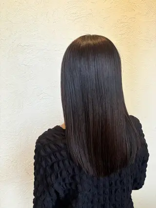 セミロング ルプラボウ／艶カラー ／髪質改善／アサミのヘアスタイル