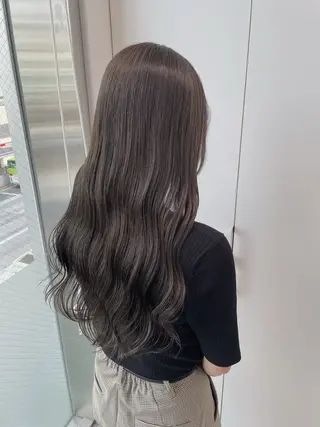 ロング カラー ヘアアレンジ EMANON池袋3rd所属・ブリーチなしカラー｜ なおき｜池袋美容師のヘアスタイル