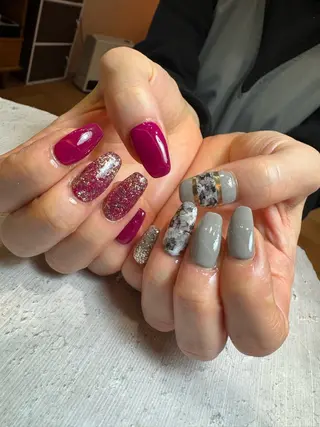 ネイル nail&eyelash mate所属・京都/東向日/桂 ayumiのネイルデザイン