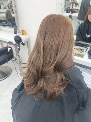 ロング カラー 海外girl/ハイト ーン/riko🫧のヘアスタイル