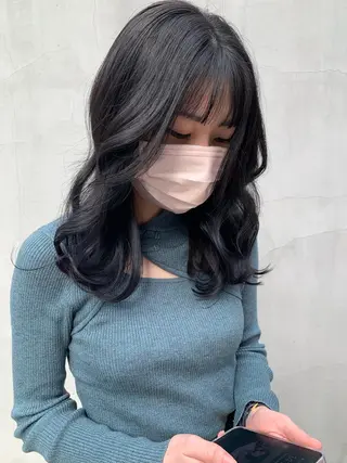 セミロング カラー ヘアアレンジ yuka .のヘアスタイル