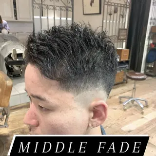 ショート メンズ メンズ/フェード/ バーバー/盛山大地のヘアスタイル