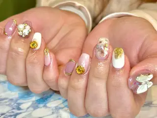 ショート ネイル ネイルサロン　リリーブランシュ所属・森 瑞紀のネイルデザイン