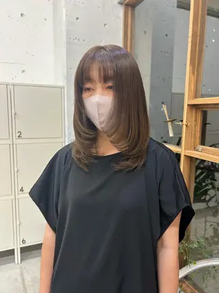 ロング muku所属・レディースカット モデル/ayunaのヘアスタイル