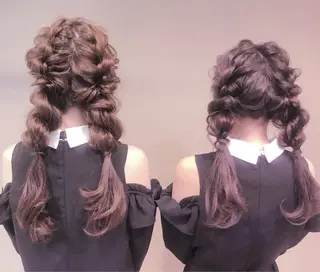 ロング ヘアアレンジ Aries🫧 missa𓂃🤍のヘアスタイル
