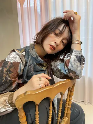 ショート カラー ショート/ボブ/ 心斎橋/宮脇美奈のヘアスタイル