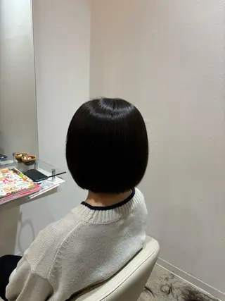 ミディアム カラー 佐藤 優里のヘアスタイル