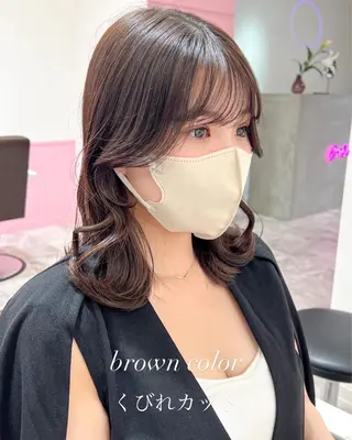 ミディアム 髪質改善韓国レイヤー SHIORI🦋のヘアスタイル