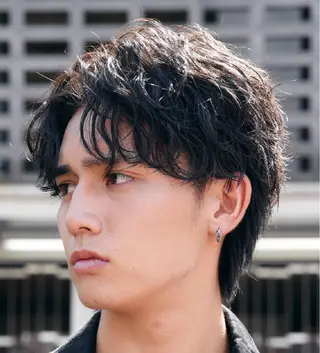 パーマ メンズ 仙台フェザーパーマ/ fifth/遠藤楓雅のヘアスタイル