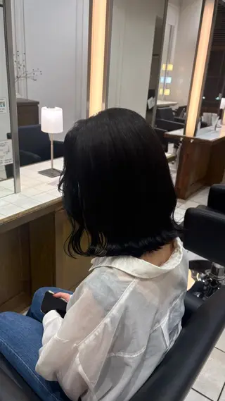 ミディアム 高橋 優実のヘアスタイル
