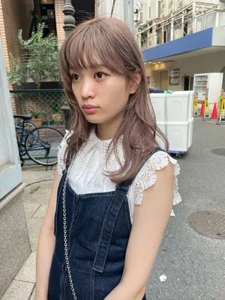 セミロング 細山田 りゅうせいのヘアスタイル