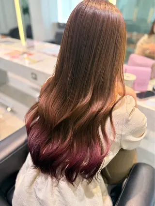 カラー 艶カラー🌸アレンジ 🌹Sally🕊️のヘアスタイル