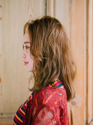 セミロング カラー ルシエ吉祥寺所属・🥖牧野 純🥖のヘアスタイル