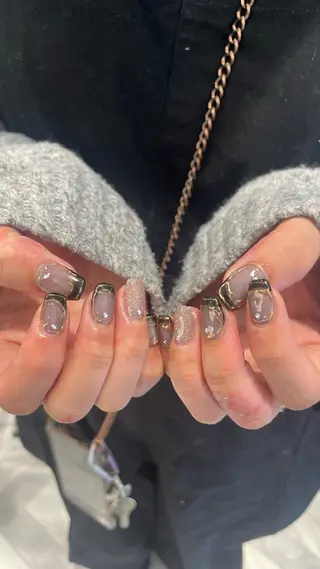 ネイル クルミ/ 💕ワンホンネイルのネイルデザイン