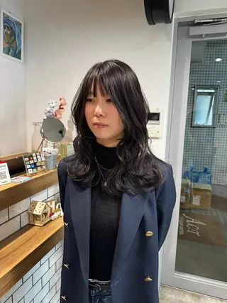 ロング レイヤー/髪質改善 渡邉【日吉美容室】のヘアスタイル