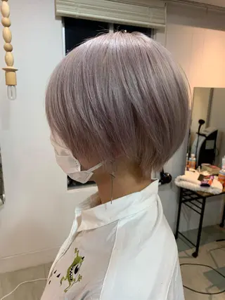 ショート カラー 船津武俊 フナツタケトシのヘアスタイル