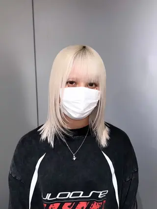 ロング カラー ブリーチ×レイヤー ×エクステ💫ひかるのヘアスタイル