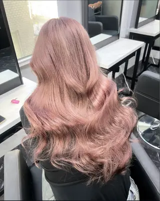 ロング カラー 梅田/韓国ヘア/ エクステ🤖ヒナのヘアスタイル