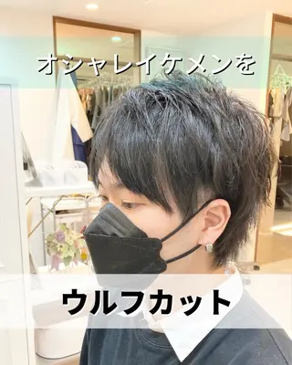 ショート メンズ 藤森 達也のヘアスタイル
