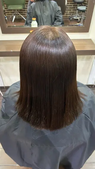 セミロング カラー 似合わせカット/ネイ ル/🌺ココネ🌺のヘアスタイル