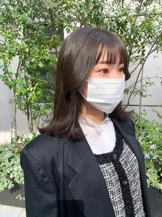 セミロング カラー レイヤーカット/艶髪 ✨💭KIRARIのヘアスタイル