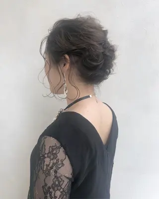 ミディアム カラー ヘアアレンジ nakahara madokaのヘアスタイル