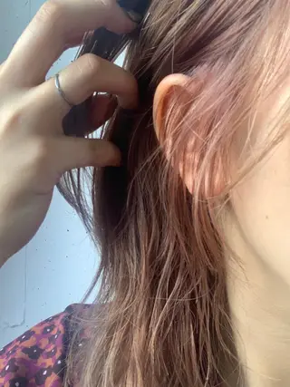 ミディアム カラー raika .のヘアスタイル