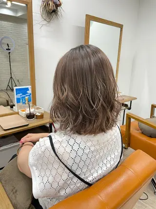 ミディアム CUT純/ 金子栄希のヘアスタイル