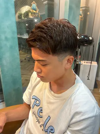 メンズ 池袋/韓国メンズヘア ❤️💙軸丸みうのヘアスタイル