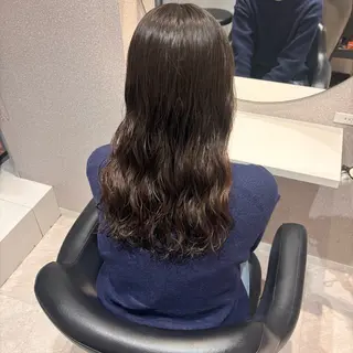 ロング パーマ salowin SHIBUYA me+店所属・kasumi/渋谷/ パーマのヘアスタイル