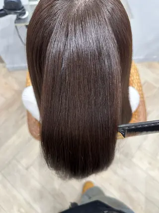 ロング カラー 菊池 諒平のヘアスタイル