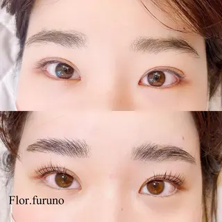 マツエク・マツパ アイブロウ Flor上大岡 ＊フルノ リナ＊のマツエク・マツパデザイン