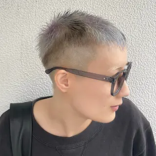 ショート カラー M.SLASH STREET MARKET smart salon所属・⭐️艶髪カラー メンズカット⭐️のヘアスタイル