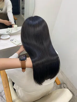 ロング 艶髪/縮毛矯正/ Core mikuaのヘアスタイル