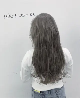ロング カラー ブリーチソムリエ認定 梅田茶屋町Eir辻のヘアスタイル