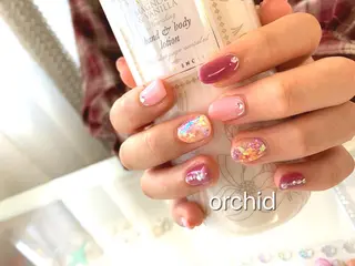 ネイル orchid ♡オーキッドのネイルデザイン
