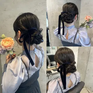 ロング ヘアアレンジ Reve  resort所属・美髪× ヘアセット✨Araiのヘアスタイル