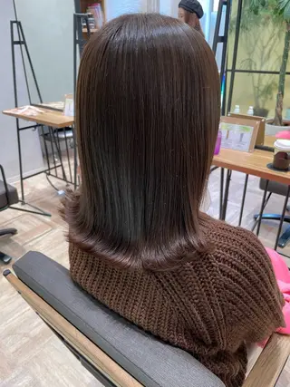 ミディアム カラー AVANCE泉大津店 加茂瑞希のヘアスタイル