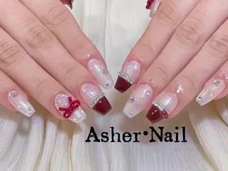 ネイル Asher-Hana 🎗のネイルデザイン