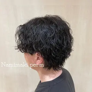 パーマ メンズ ダウンパーマ特化💎 ボブ・レイヤーりなのヘアスタイル