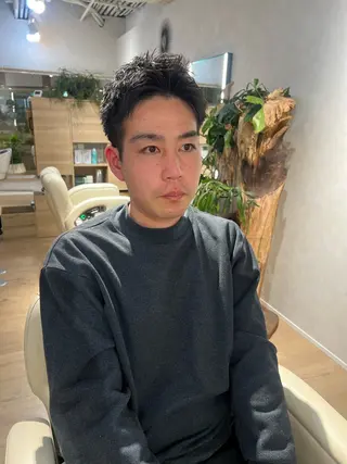ショート メンズ unopulir Vamos店所属・梅田茶屋町メンズ 専門美容師 山元一平のヘアスタイル
